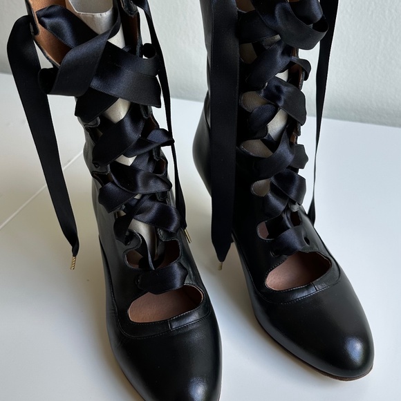 American Duchess Original Tango Boots 8 1/2 Great Condition - Picture 2 of 10